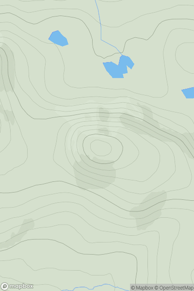 Thumbnail image for Meall Dearg [Cape Wrath Peninsula] [NC246593] showing contour plot for surrounding peak